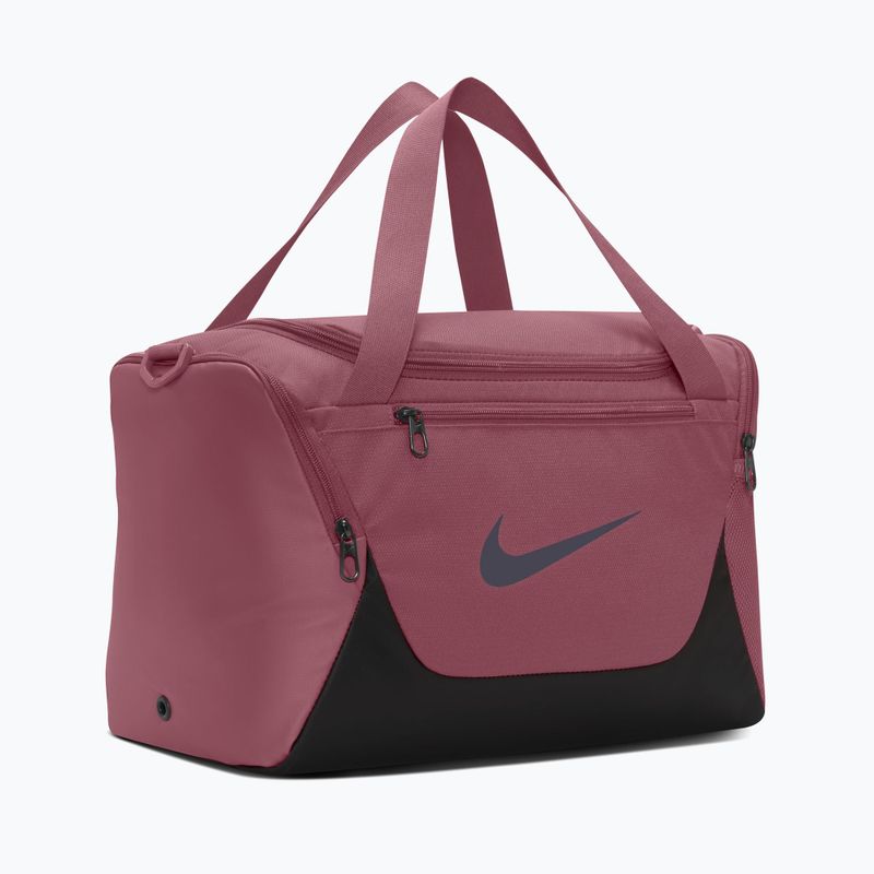 Edzőtáska Nike Brasilia Duffel Extra Small 24 l pink smoke/black/gridiron 3