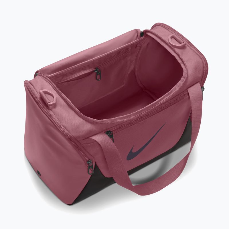 Edzőtáska Nike Brasilia Duffel Extra Small 24 l pink smoke/black/gridiron 4