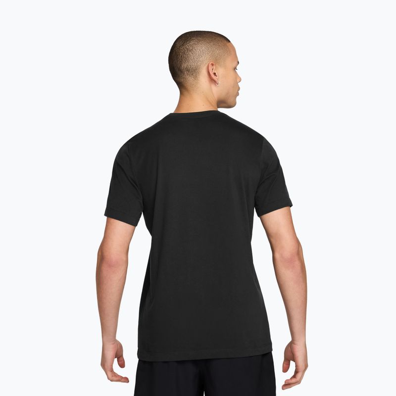 Férfi futó póló Nike Dri-Fit Running T-Shirt black/bright spruce 2