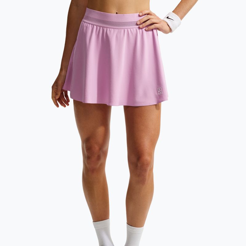 Teniszszoknya Nike Court Advantage orchid/white 4