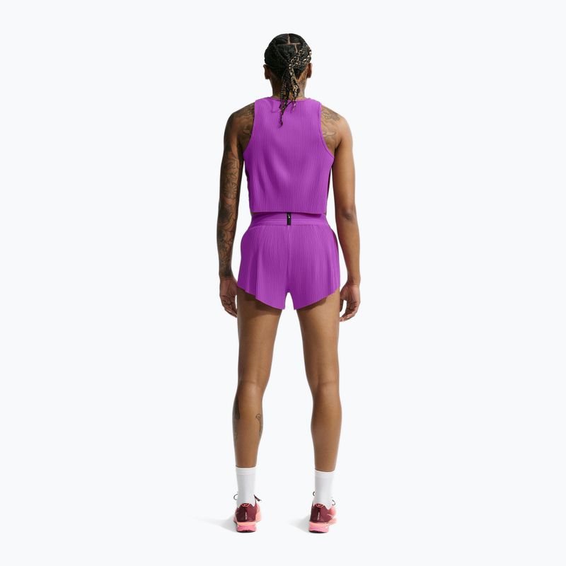 Női futó póló Nike AeroSwift Dri-Fit ADV vivid purple/purple pulse 3