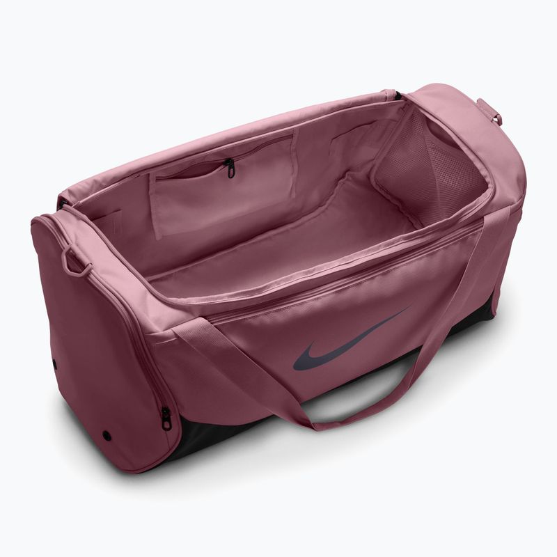 Edzőtáska Nike Brasilia 60 l pink smoke/black/gridiron 4