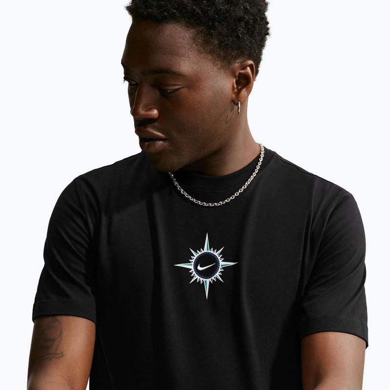 Férfi futó póló Nike Dri-Fit Graphic black/action grape 4