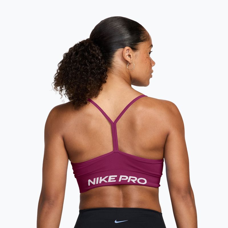 Sportmelltartó Nike Pro Seamless Light Support true berry/white 2