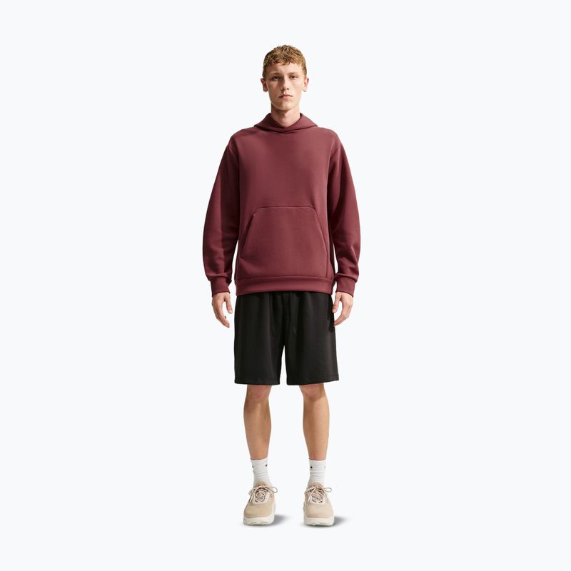 Férfi edzőpulóver Nike 24.7 ImpossiblySoft Light Boulder/Black/Burgundy Crush 2
