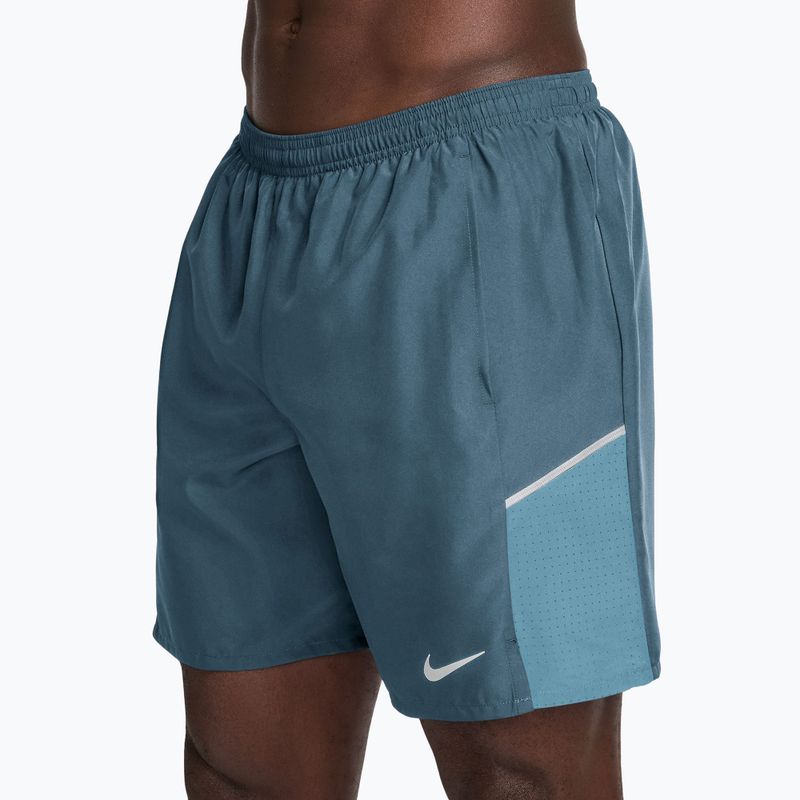 Férfi futónadrág Nike Miler Dri-Fit 2in1 7" smokey blue/cerulean 3