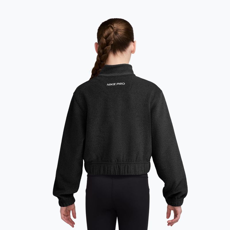 Gyerekpulóver Nike Pro Therma-FIT Full-Zip black/white 2