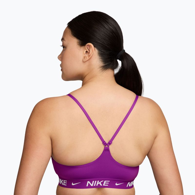 Női melltartó edzésre Nike Dri-Fit Indy Light Support vivid purple 2