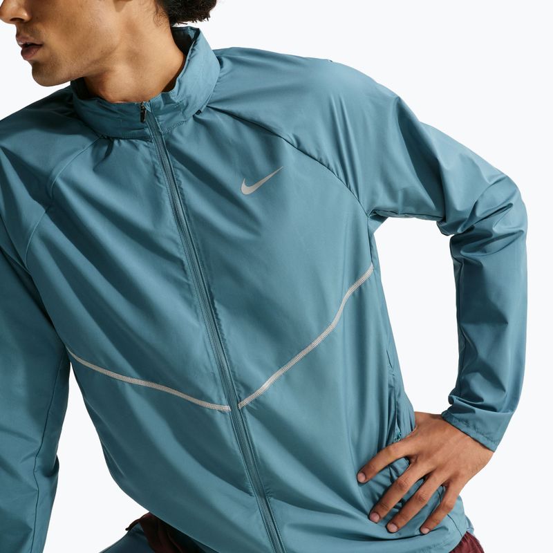 Férfi futókabát Nike Miler Repel UV smokey blue/smokey blue 5