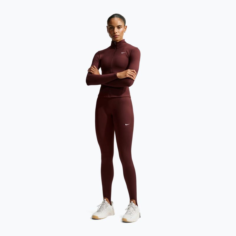 Női edzőleggingsek Nike One mystic dates/white 2