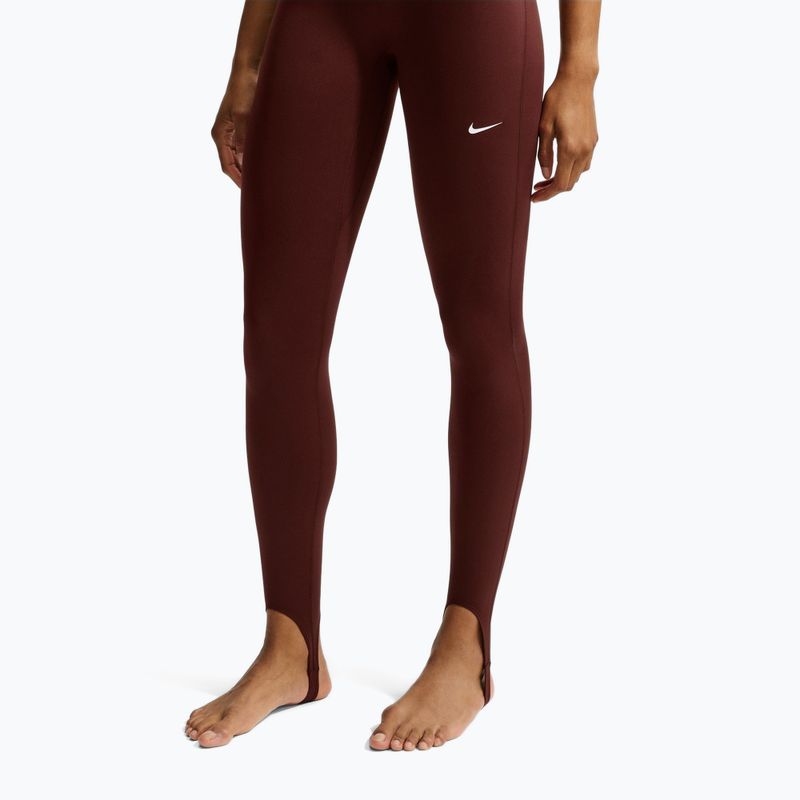 Női edzőleggingsek Nike One mystic dates/white 4