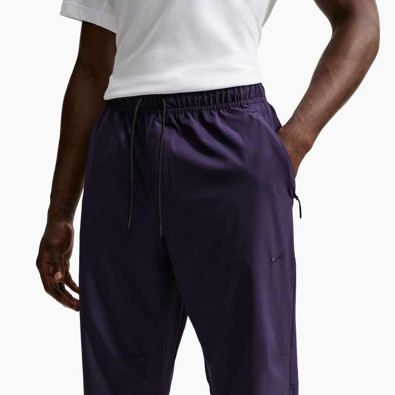 Férfi nadrág Nike Unlimited Dri-Fit Zippered Cuff Purple Dynasty/Black/Purple Dynasty 5
