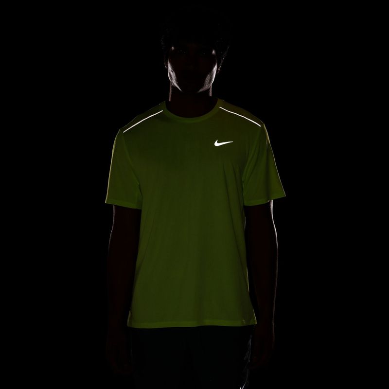 Férfi futó póló Nike Miler Dri-Fit UV light lemon twist 4