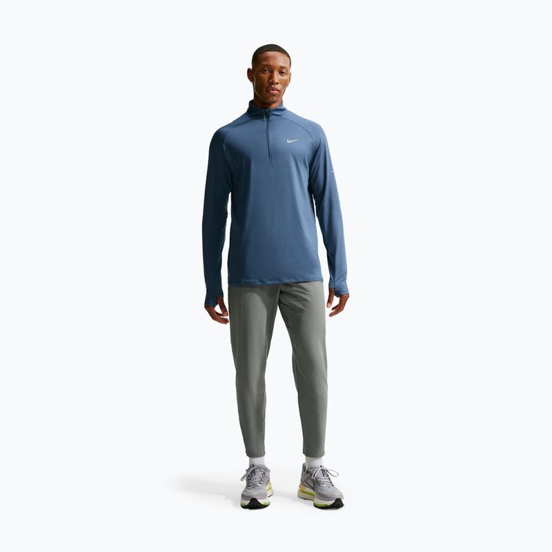 Férfi futópulóver Nike Stride 1/4 Zip Dri-Fit new slate 2