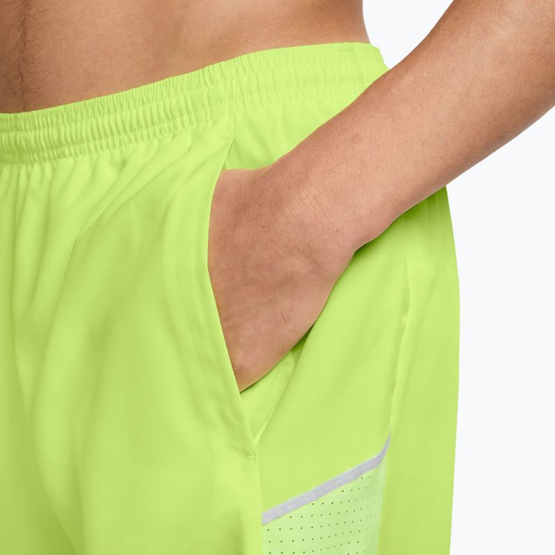 Férfi rövidnadrág Nike Miler Dri-Fit Brief Lined 5" light lemon twist 4