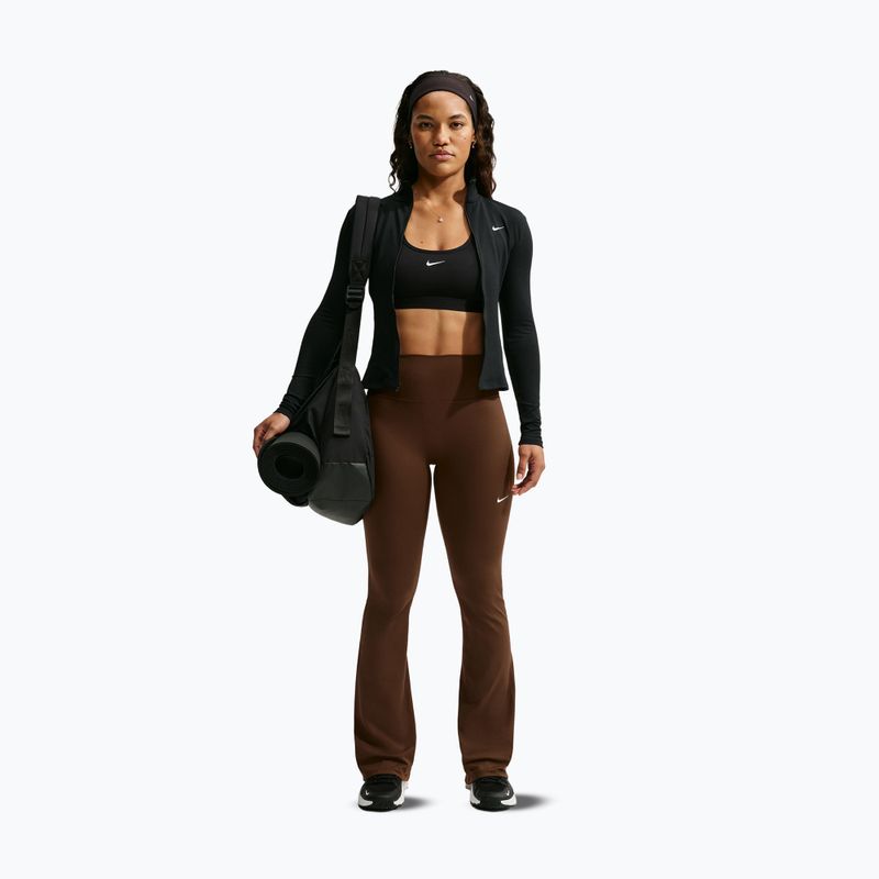 Női leggingsek Nike One High Waisted Flared cacao wow/white 2