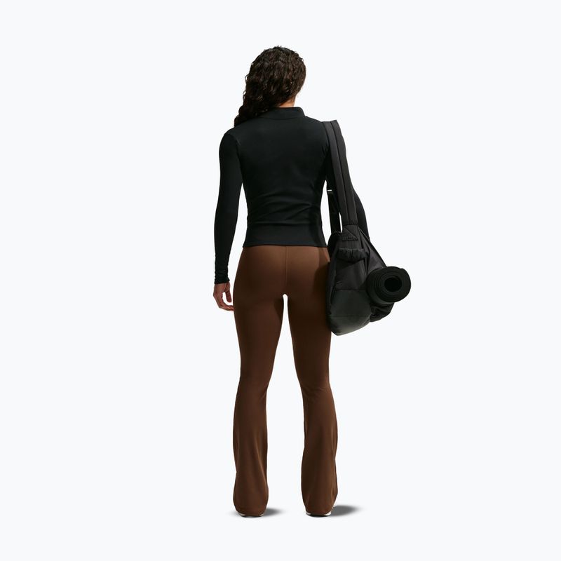 Női leggingsek Nike One High Waisted Flared cacao wow/white 3