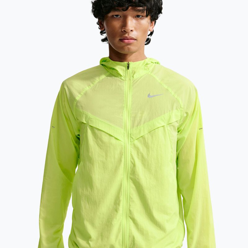 Férfi futókabát Nike Stride Repel UV light lemon twist 4