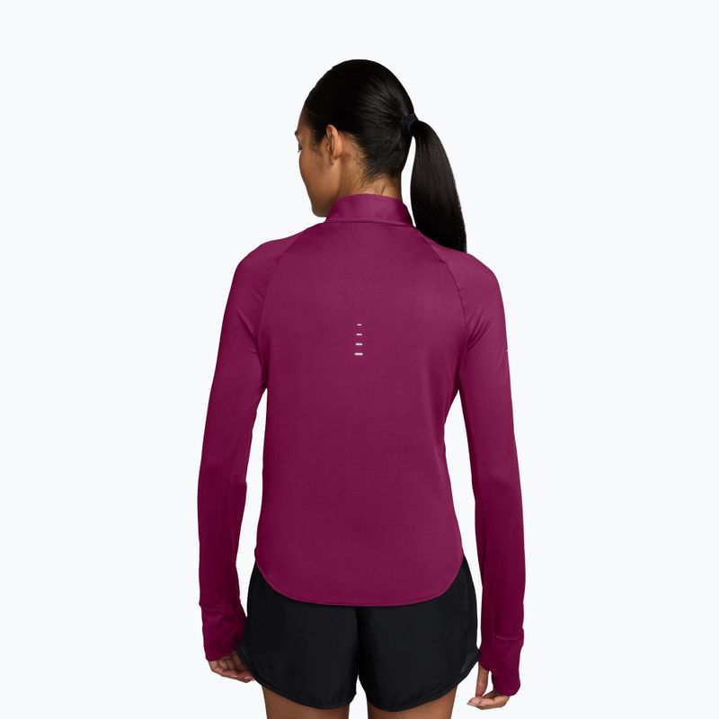 Női futópulóver Nike Swift Dri-FIT UV 1/4-Zip true berry 2