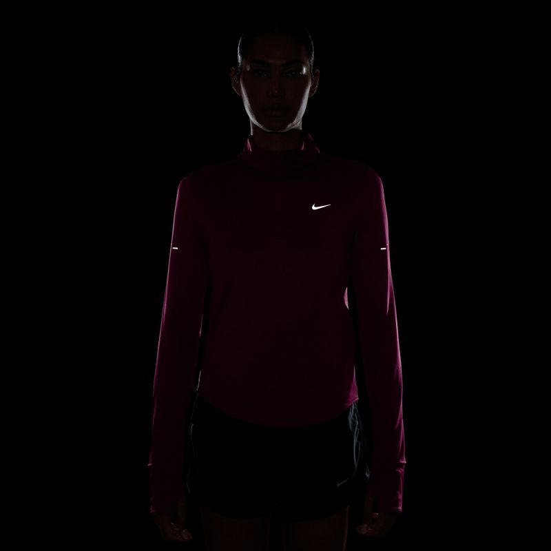 Női futópulóver Nike Swift Dri-FIT UV 1/4-Zip true berry 4