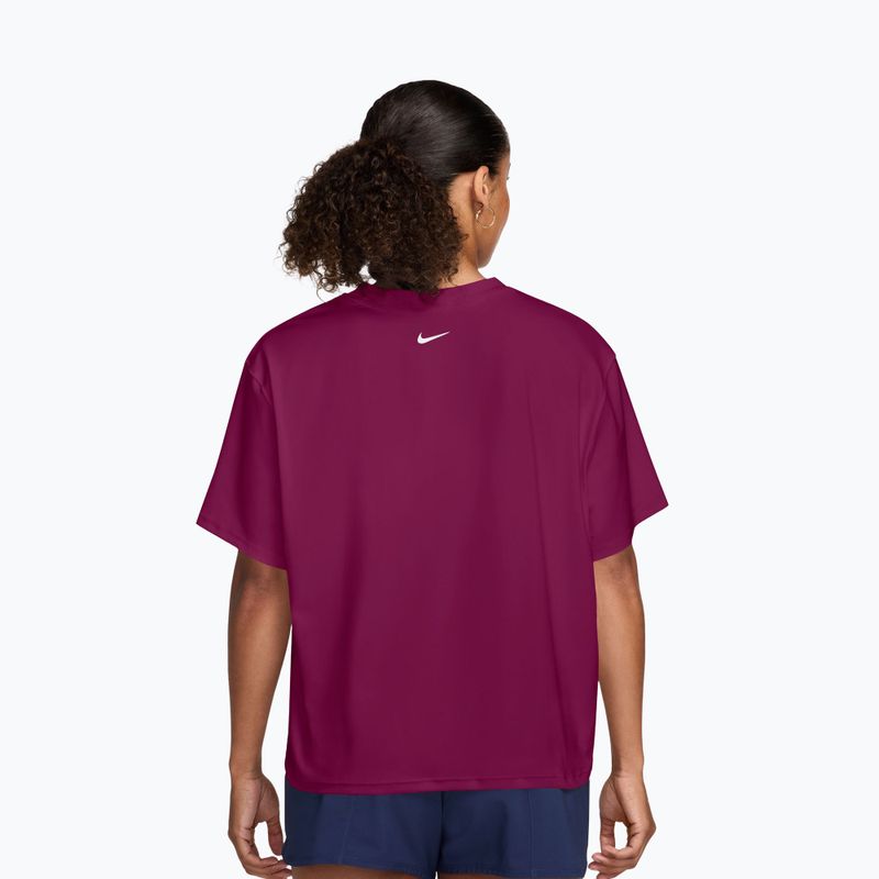 Női edző póló Nike Pro Dri-Fit Loose true berry/white 2