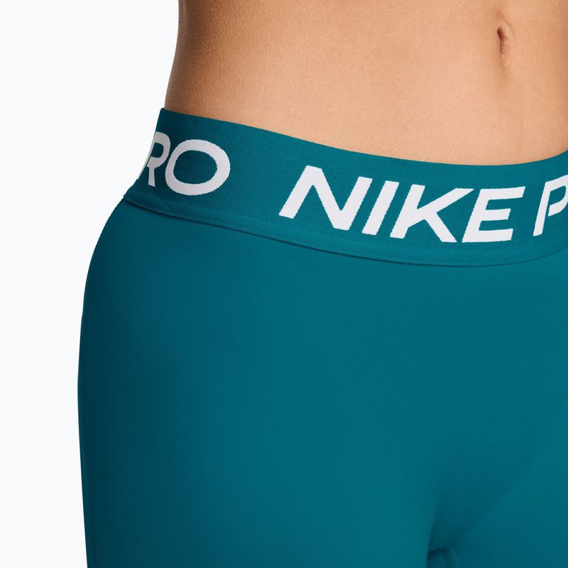 Női rövidnadrág Nike Pro 365 bright spruce/white 4
