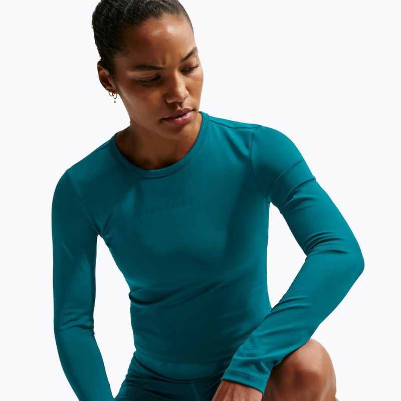Női edző hosszú ujjú póló Nike Pro Sculpt bright spruce/bright spruce 4