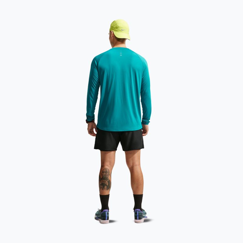 Férfi futó hosszú ujjú póló Nike Stride bright spruce 3