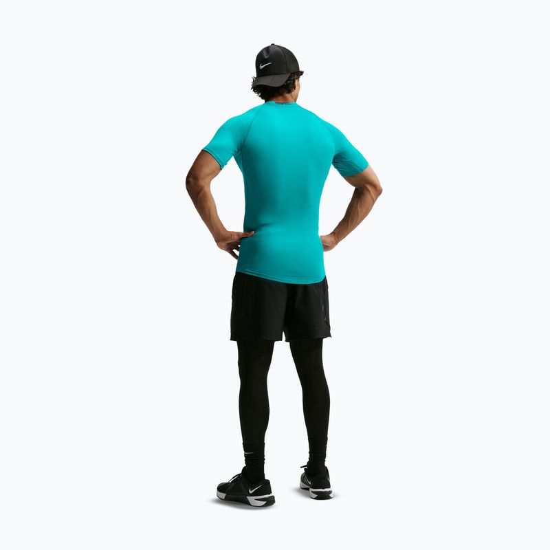 Férfi edző póló Nike Pro Dri-Fit Tight SS Fitness energy/black 3