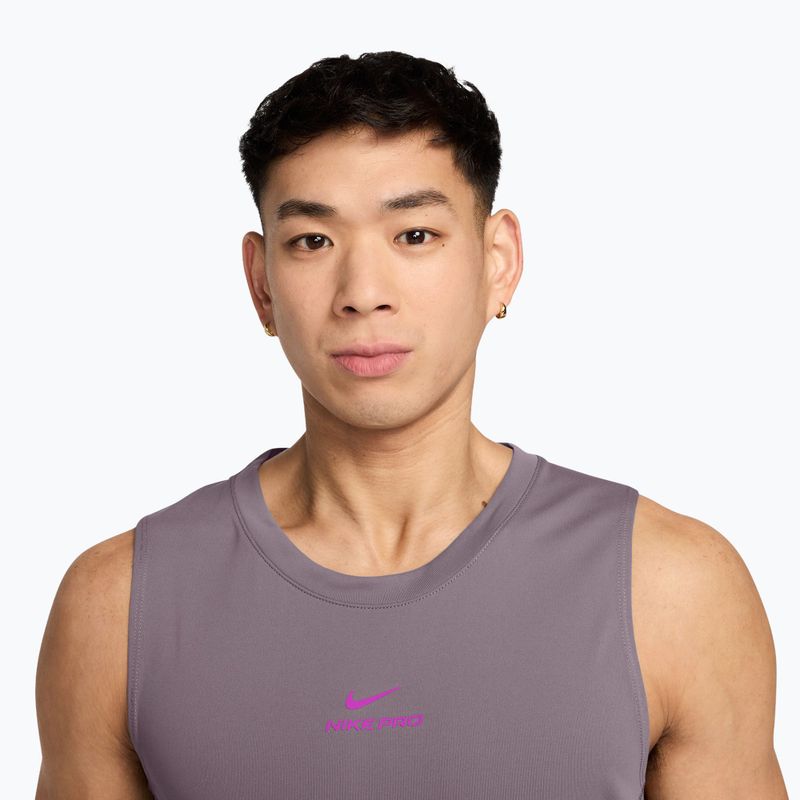 Férfi edző póló Nike Pro Training Dri-Fit purple smoke/vivid purple 3