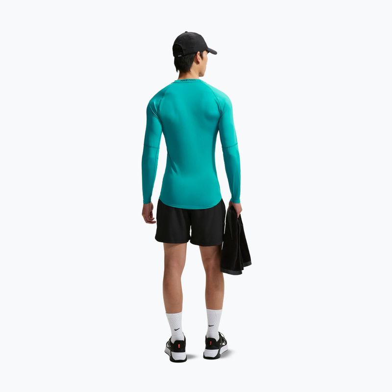Férfi edző hosszú ujjú póló Nike Pro Dri-Fit Tight Fitness energy/black 3