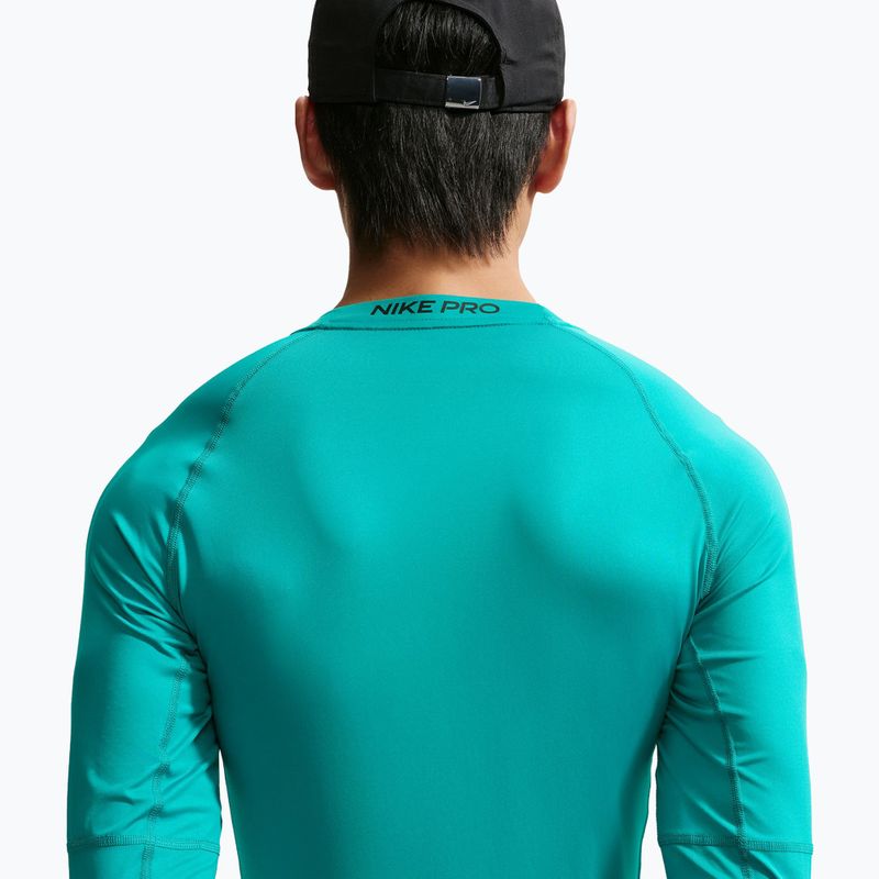 Férfi edző hosszú ujjú póló Nike Pro Dri-Fit Tight Fitness energy/black 5