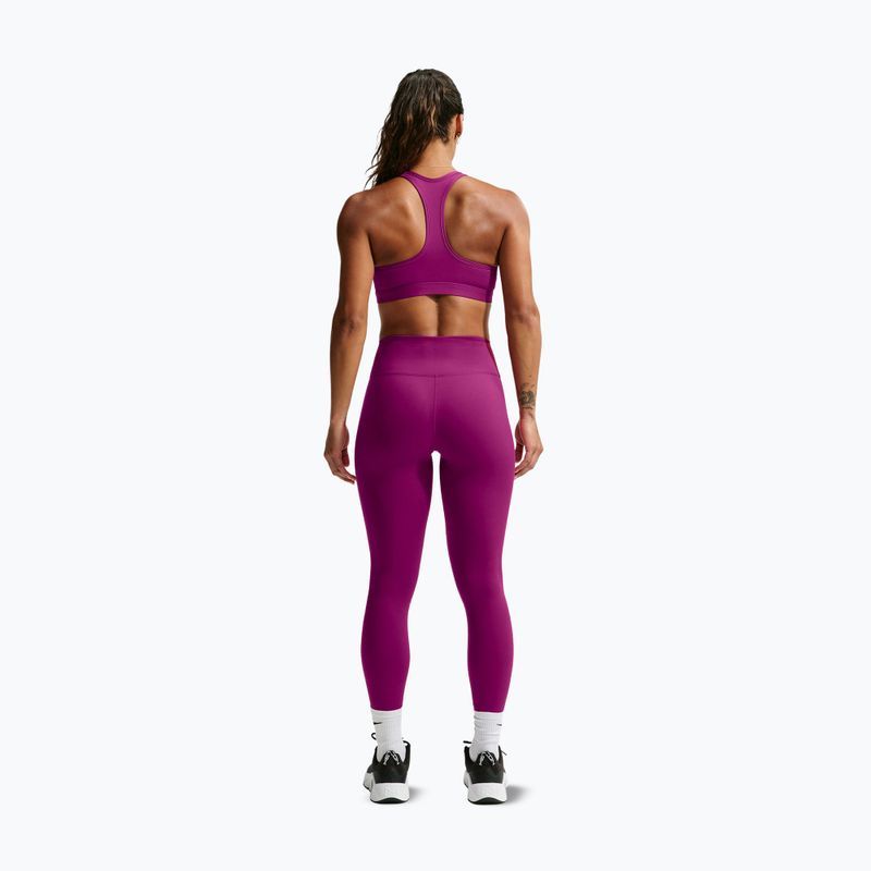 Női melltartó edzésre Nike Swoosh Medium Support true berry/white 3