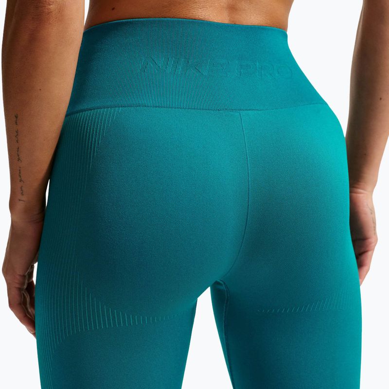 Női leggingsek Nike Pro Seamless High-Waisted 7/8 bright spruce 6
