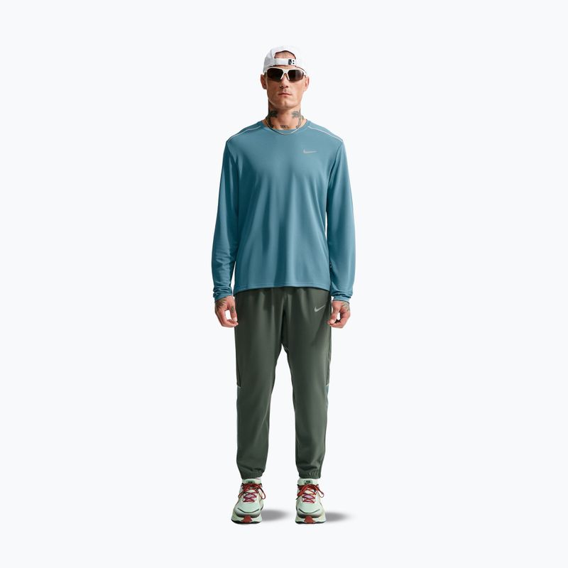 Férfi futó hosszú ujjú póló Nike Miler Dri-Fit UV smokey blue 2