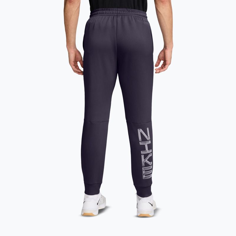 Férfi nadrág Nike Flex Dri-Fit UV Fleece purple dynasty/white 2