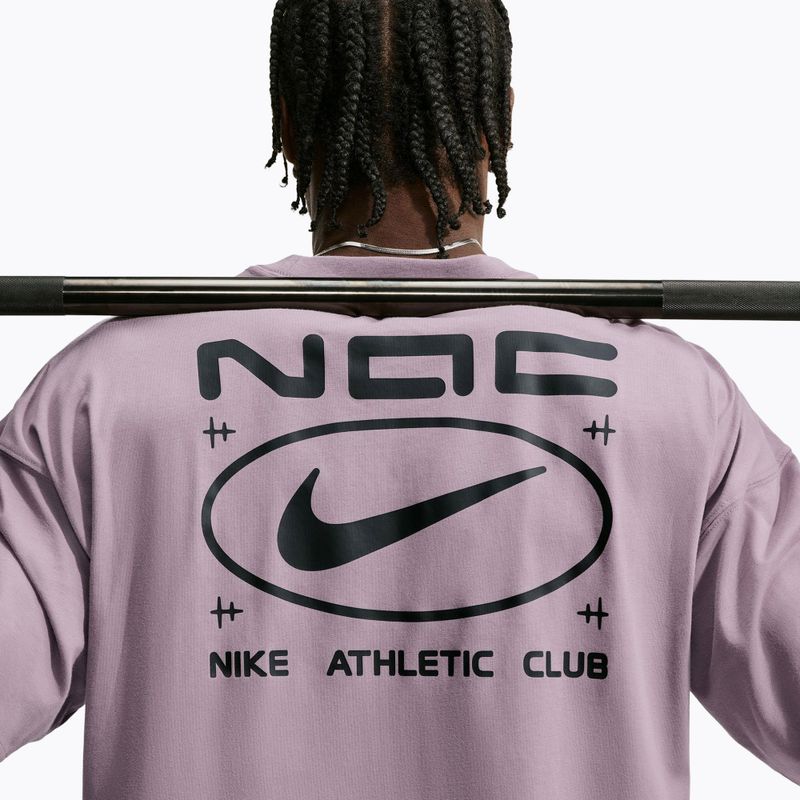 Férfi edző póló Nike N.A.C. purple smoke/black 5