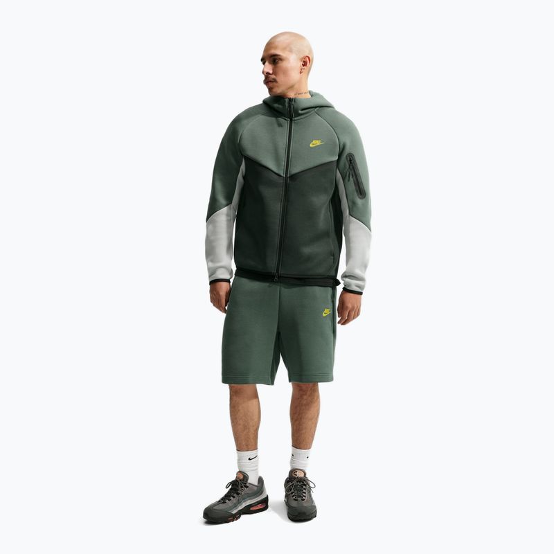 Férfi pulóver Nike Tech Windrunner Full Zip camo green/black spruce/chrome yellow 2