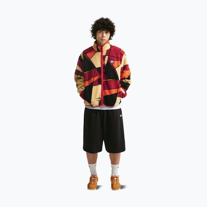 Férfi kabát Nike Club Winterized Full-Zip university red/soft yellow/black 2