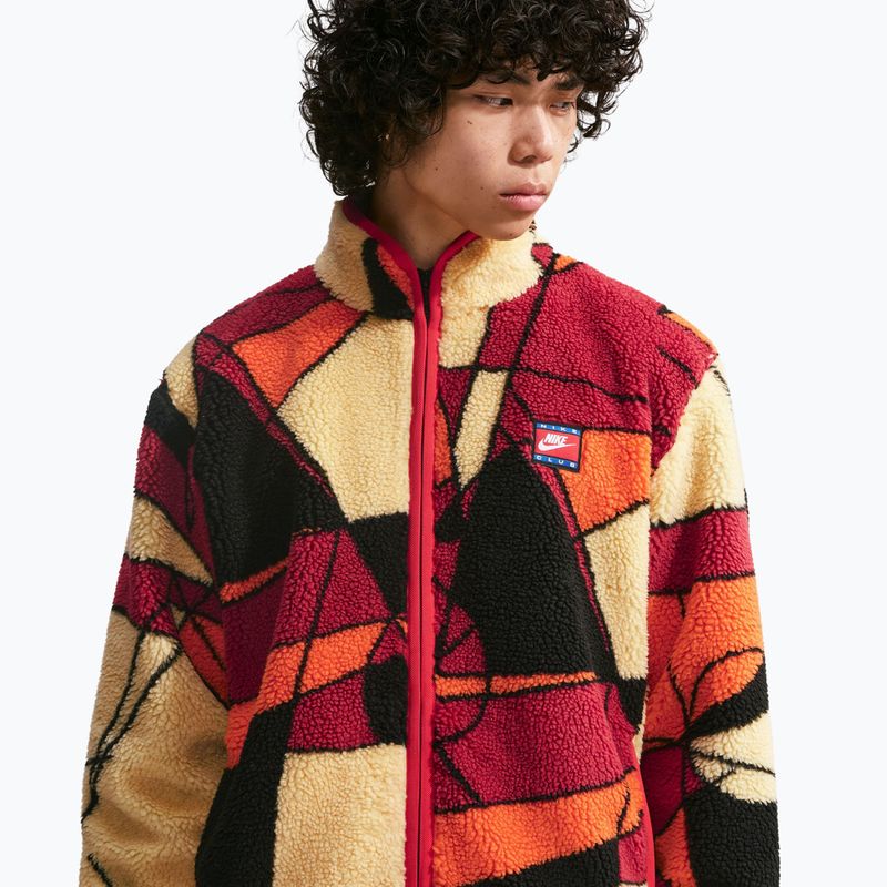 Férfi kabát Nike Club Winterized Full-Zip university red/soft yellow/black 4