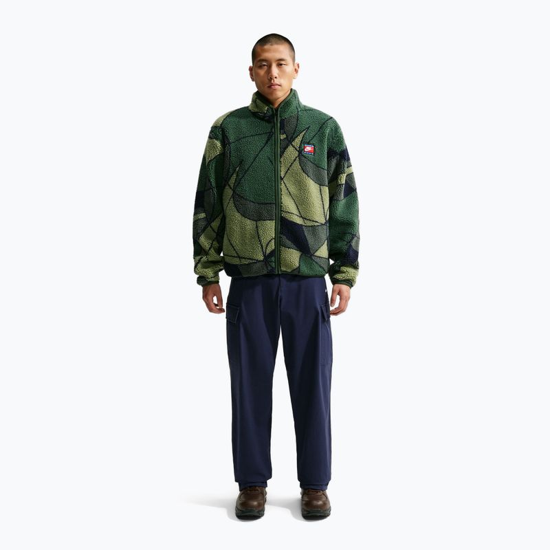 Férfi kabát Nike Club Winterized Full-Zip fir/light smoke grey 2