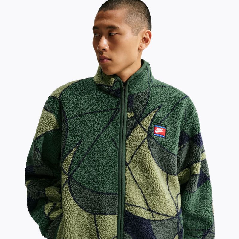 Férfi kabát Nike Club Winterized Full-Zip fir/light smoke grey 4