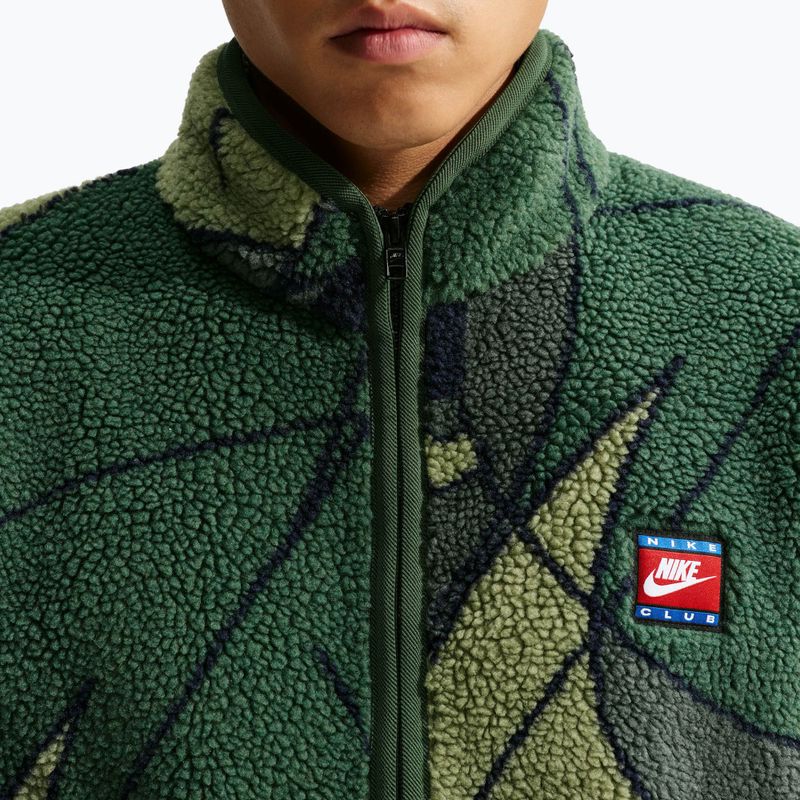 Férfi kabát Nike Club Winterized Full-Zip fir/light smoke grey 5