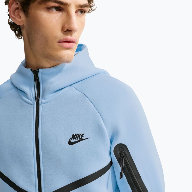 Férfi pulóver Nike Tech Windrunner Full Zip ice blue/black 5