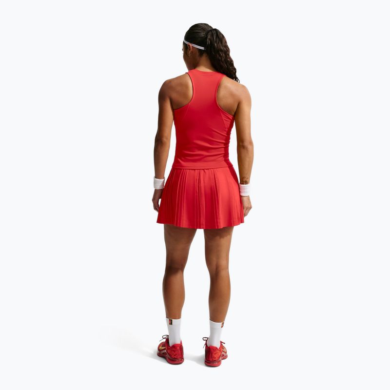 Gyermek teniszpóló Nike Court Advantage university red/white 3