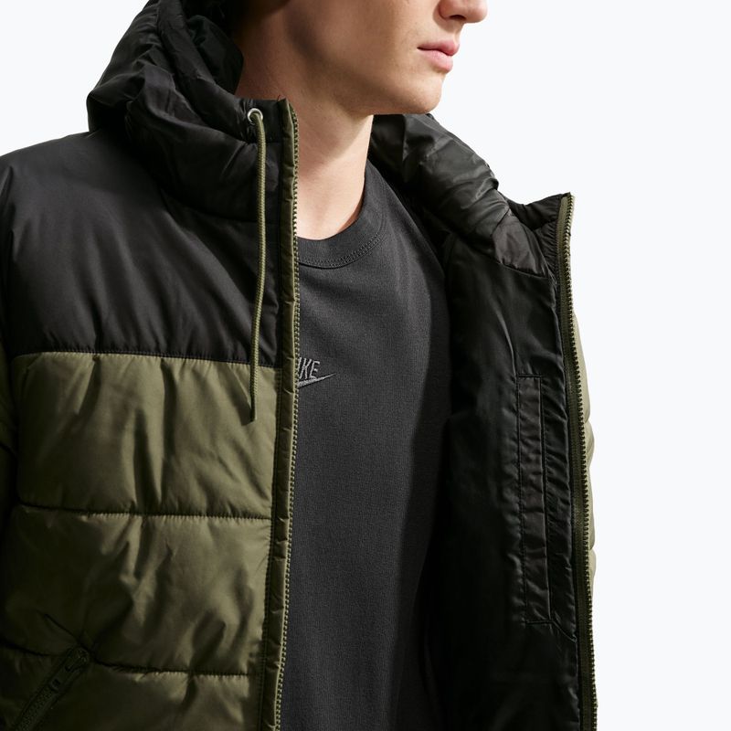 Férfi bélelt kabát Nike Sportswear PrimaLoft® medium olive/black/white 7