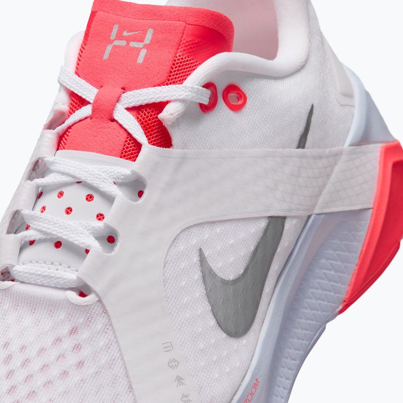 Női edzőcipők Nike Hybrid RN white/laser crimson/metallic silver 5