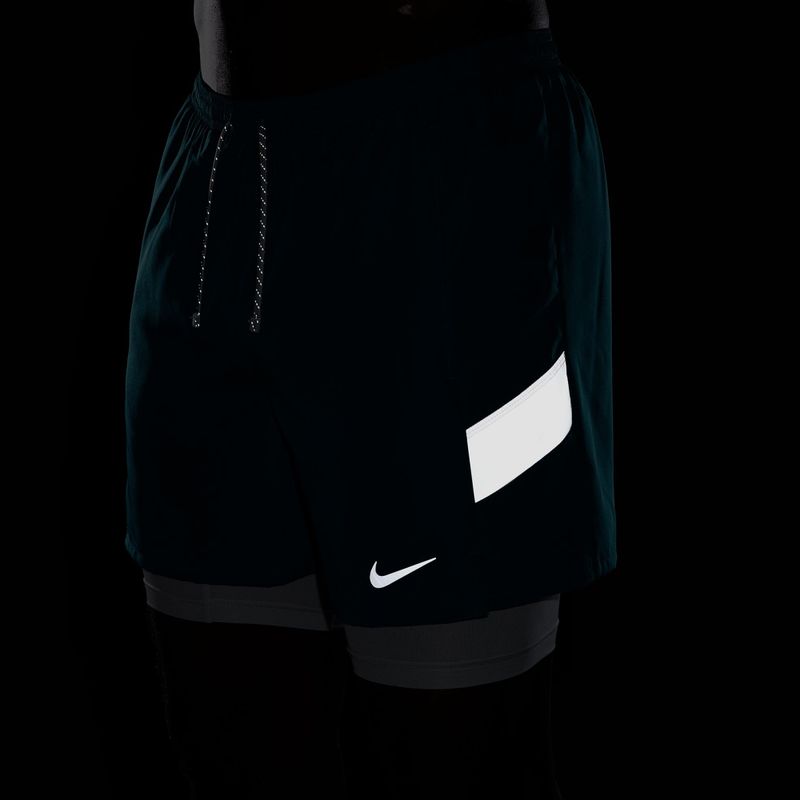 Férfi futónadrág Nike Miler Dri-Fit 2in1 5" bright spruce 5