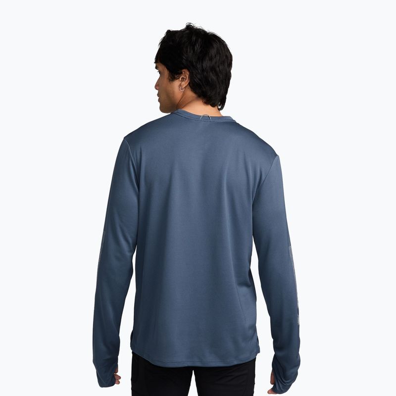 Férfi futó hosszú ujjú póló Nike Miler new slate 2