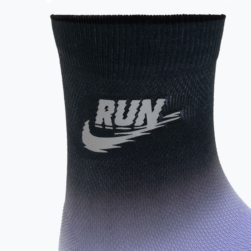 Zokni Nike Run Midweight purple pulse/black 3